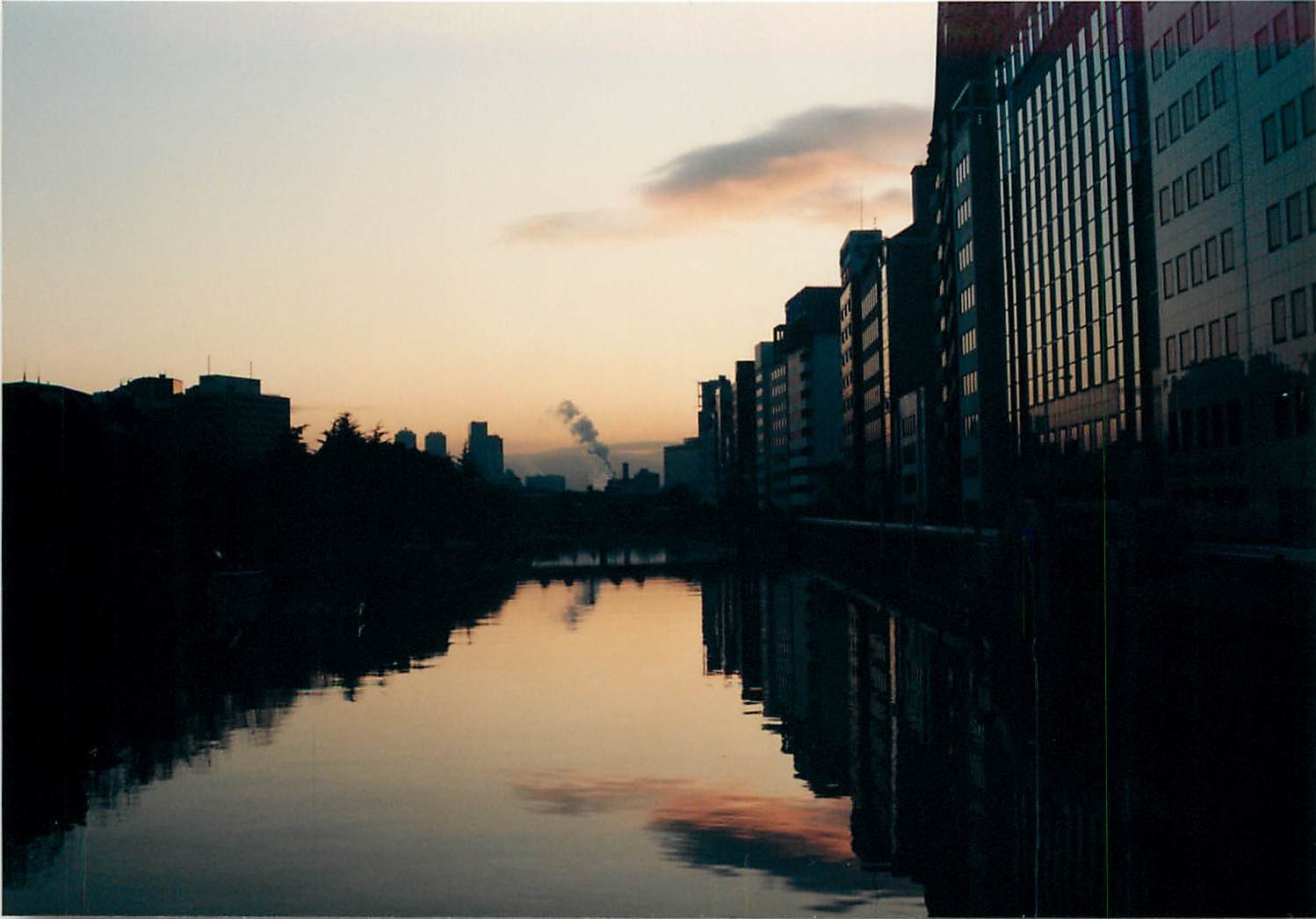 The rivers and bridges around Nakanoshima